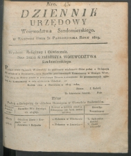dziennik urzedowy woj.sandomierskiego 1819-43-00001
